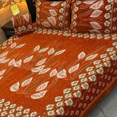 Fancy Velvet Bed Sheet Set - 4 Pieces  FVB 229